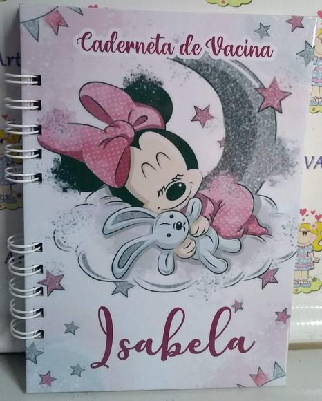 Caderneta De Vacina Minnie Personalizada
