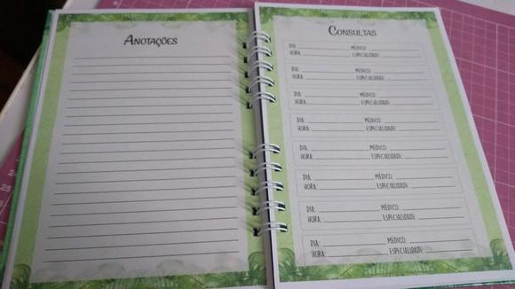 Caderneta de Vacina Safari Capa Dura Personalizada + Brinde