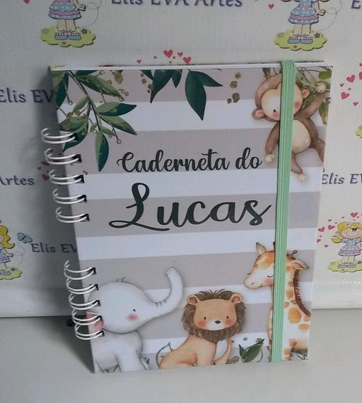 Caderneta De Vacina Personalizada Safari+brinde