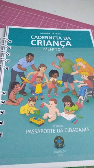 Caderneta de Vacina Safari Capa Dura Personalizada + Brinde