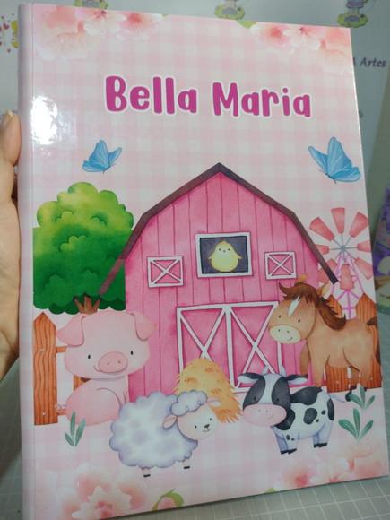 Caderno Brochura Personalizado 96fls sem Pauta Grande