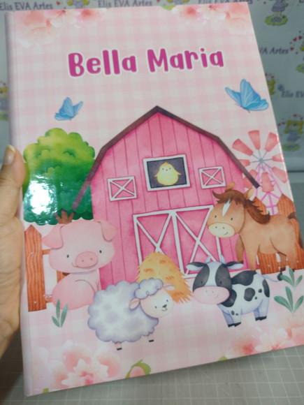 Caderno Brochura Personalizado 96fls sem Pauta Grande