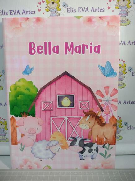 Caderno Brochura Personalizado 96fls sem Pauta Grande