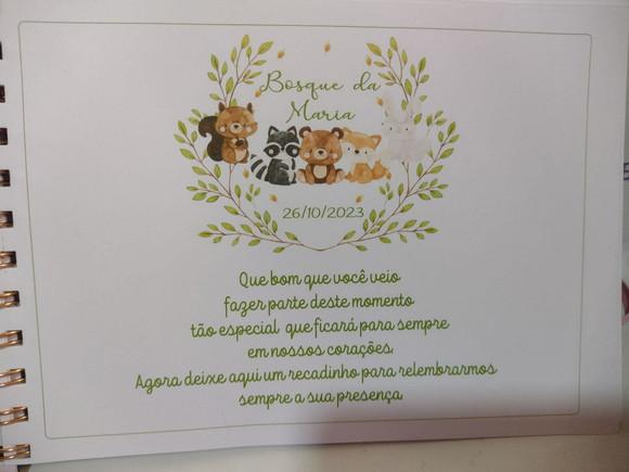 Caderno de Mensagens Bosque Encantado Menina