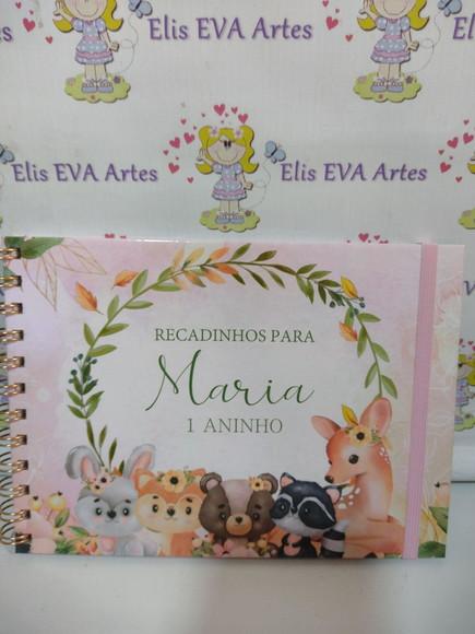 Caderno de Mensagens Bosque Encantado Menina