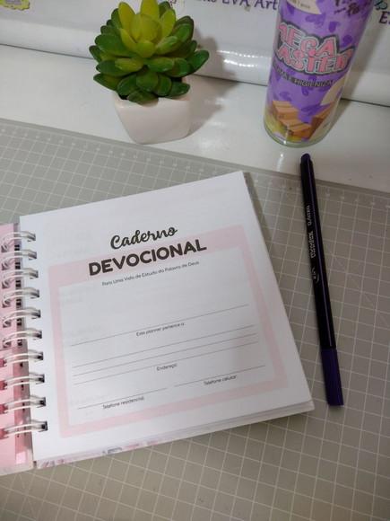 Caderno Devocional Diário de Bolsa Personalizado