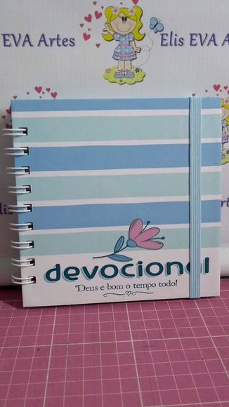 Caderno Devocional Diário Personalizado 15,5x15,5