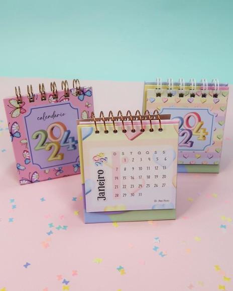 Calendário de Mesa Mini/ Calendário Uau 24