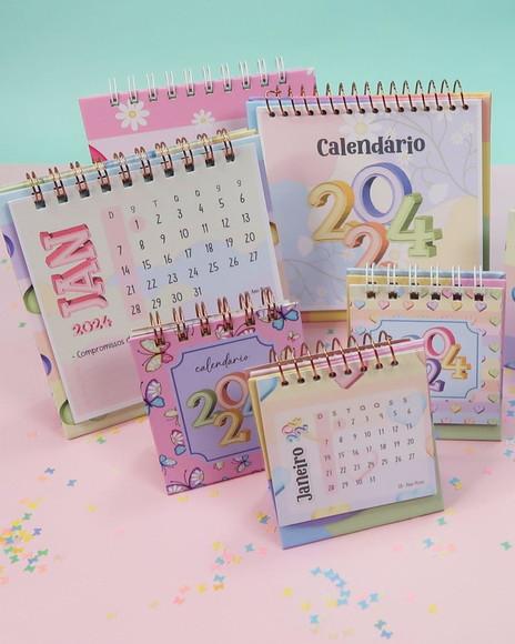 Calendário de Mesa Mini/ Calendário Uau 24