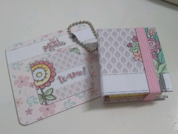 Chaveiro Postit Lembrancinha Dia das mães