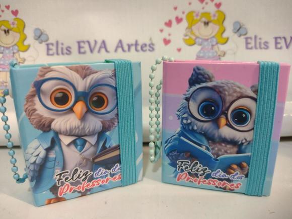 Kit Chaveiro Postits Dia dos Professores C/5 Unidades