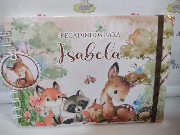 Kit Livro do Bebê Bosque Encantado + Livro de Assinatura