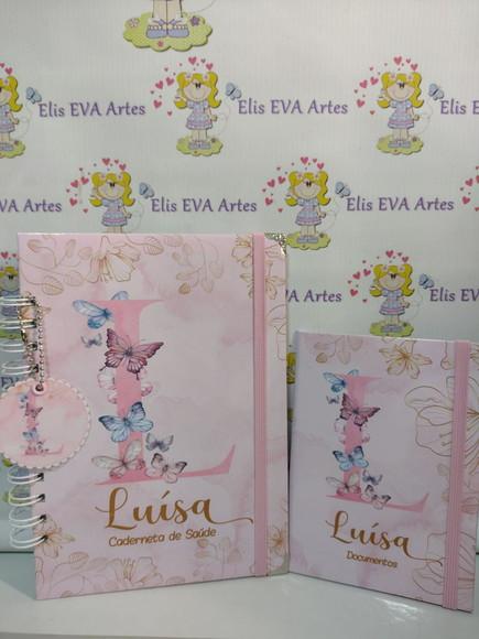 Kit Maternidade Caderneta/pasta Plástica e Porta Documentos