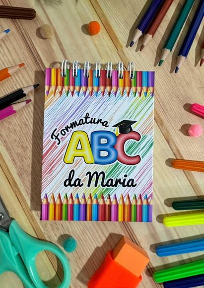 Lembrancinha de Formatura Abc Bloco Personalizado 6 Unidades