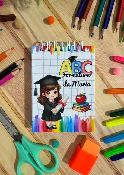 Lembrancinha de Formatura Abc Bloco Personalizado 6 Unidades
