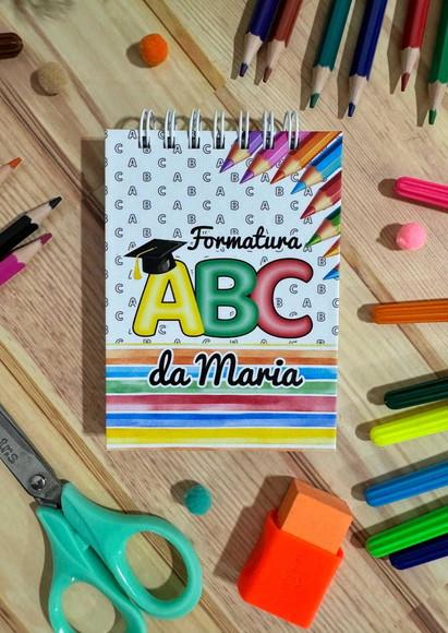 Lembrancinha de Formatura Abc Bloco Personalizado 6 Unidades