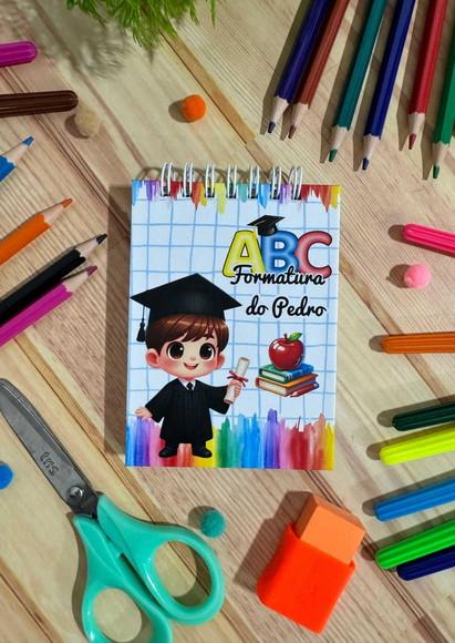 Lembrancinha de Formatura Abc Bloco Personalizado 6 Unidades