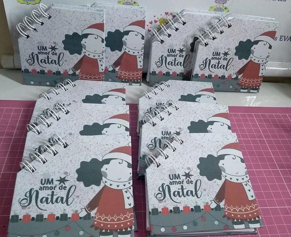 Lembrancinha de natal Bloquinho personalizado