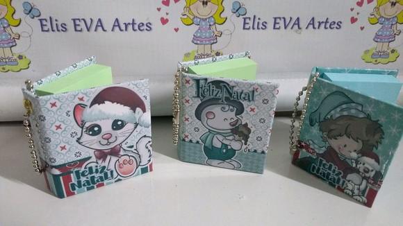 Lembrancinhas Personalizadas Chaveiro post-its Natal