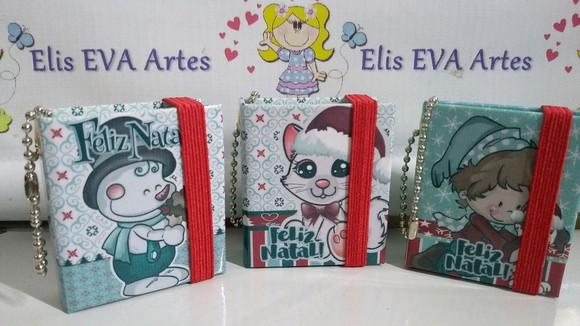 Lembrancinhas Personalizadas Chaveiro post-its Natal