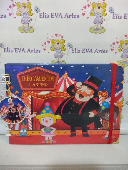 Livro de Assinatura Circo do Bita C/folhas Personalizadas