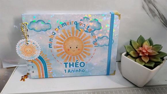 Livro de Assinatura Personalizado Primeira Volta ao Sol