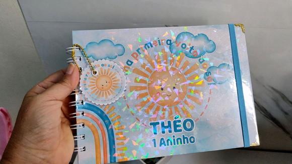 Livro de Assinatura Personalizado Primeira Volta ao Sol