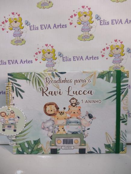 Livro de Assinatura Safari com Folhas Personalizadas