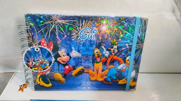 Livro de Autógrafos Personalizado Disney