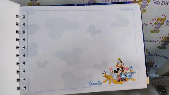 Livro de Autógrafos Personalizado Disney