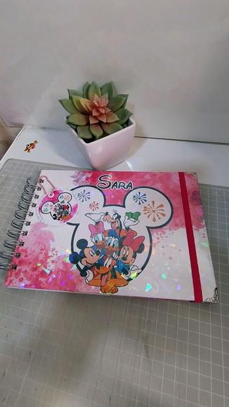 Livro de Autógrafos Personalizado Disney Menina