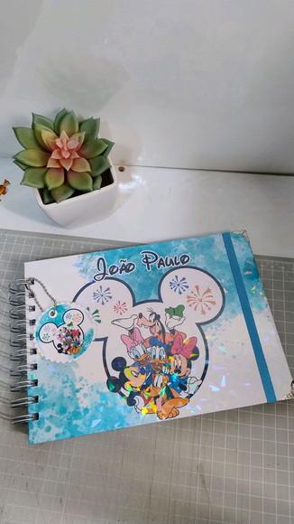 Livro de Autógrafos Personalizado Disney Menino