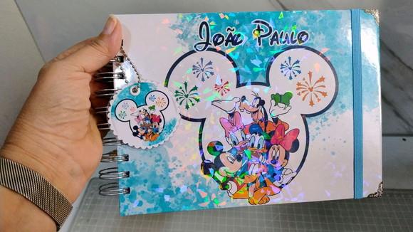 Livro de Autógrafos Personalizado Disney Menino