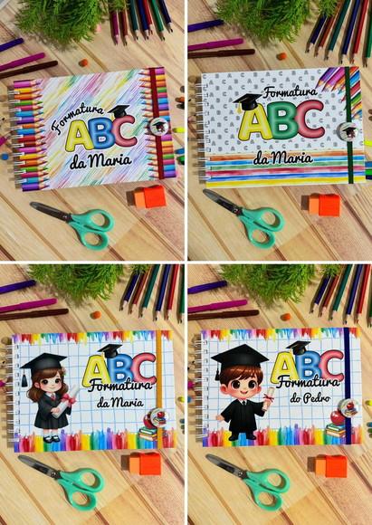 Livro de Mensagens Formatura Abc Personalizado 30 Folhas