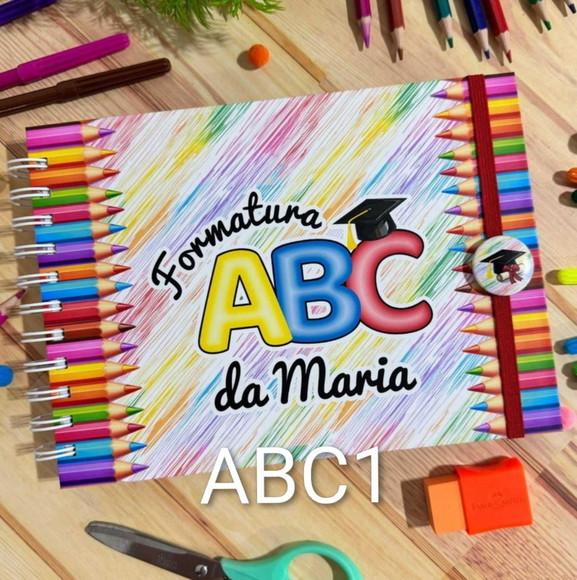 Livro de Mensagens Formatura Abc Personalizado 50 Folhas