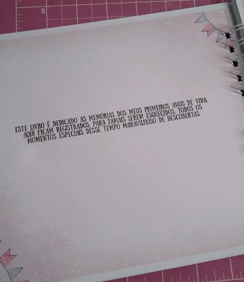 Livro do Bebê Minnie Capa Dura e Personalizado
