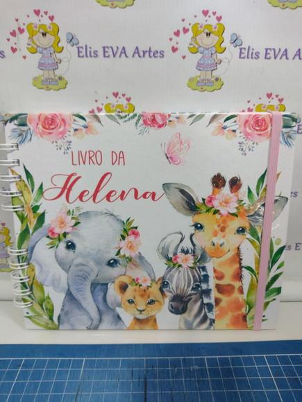 Livro do Bebe e Caderneta Safari Menina + Brinde (porta Doc)