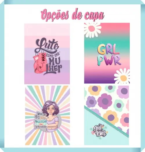Bloco A6 kit c/5 unid personalizados