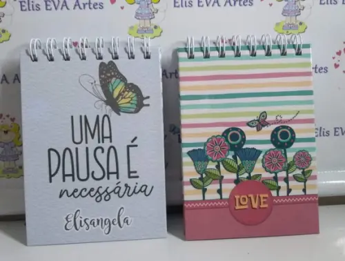 Bloco de notas A6 personalizado