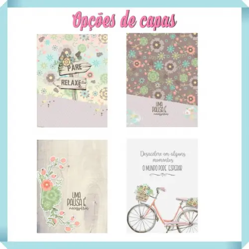 Bloco de notas A6 personalizado