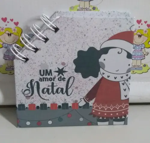 Bloquinho de natal personalizado