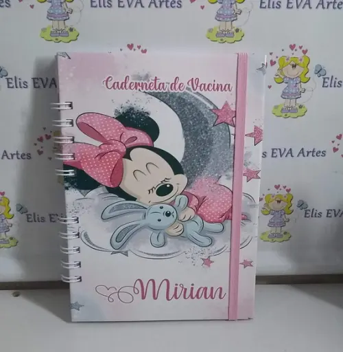 Caderneta De Vacina Minnie Personalizada