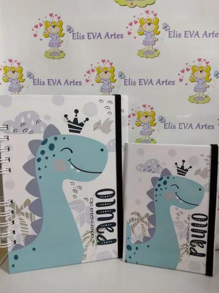 Caderneta de Vacinação Dino Baby Menino