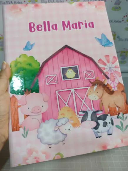 Caderno Brochura Personalizado 96fls sem Pauta Grande