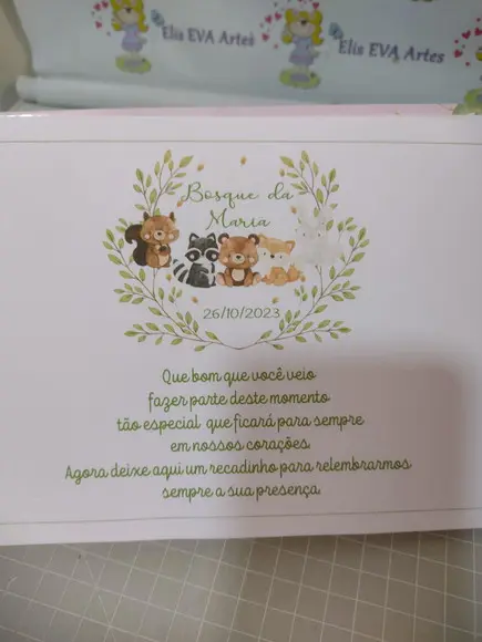 Caderno de Mensagens Bosque Encantado Menina