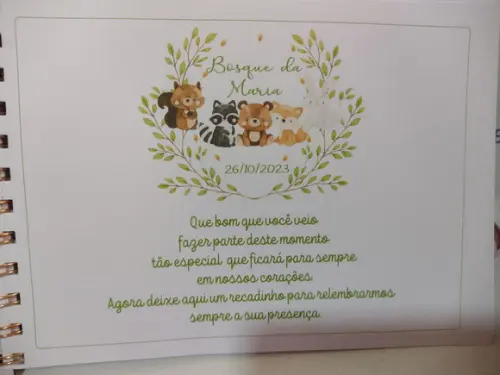 Caderno de Mensagens Bosque Encantado Menina