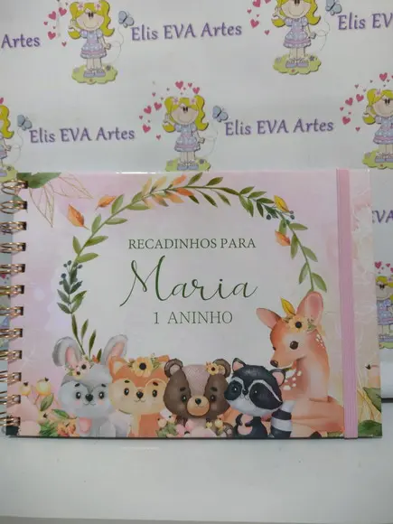 Caderno de Mensagens Bosque Encantado Menina