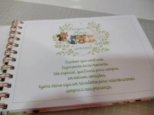 Caderno de Mensagens Bosque Encantado Menina