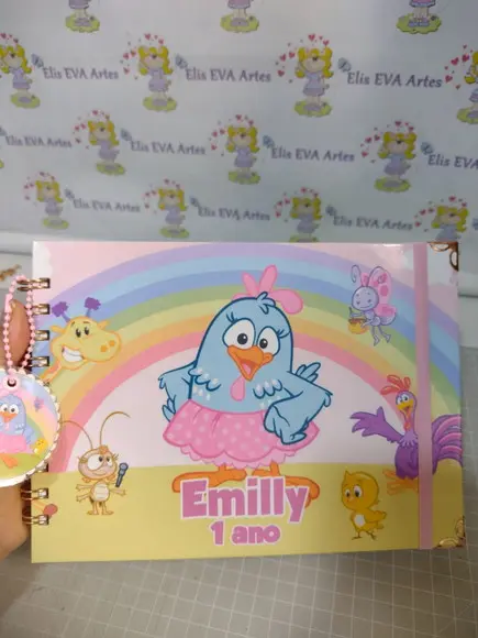 Caderno de Mensagens com Folhas Personalizadas