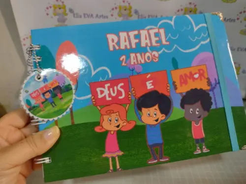 Caderno de Mensagens com Folhas Personalizadas 3palavrinhas